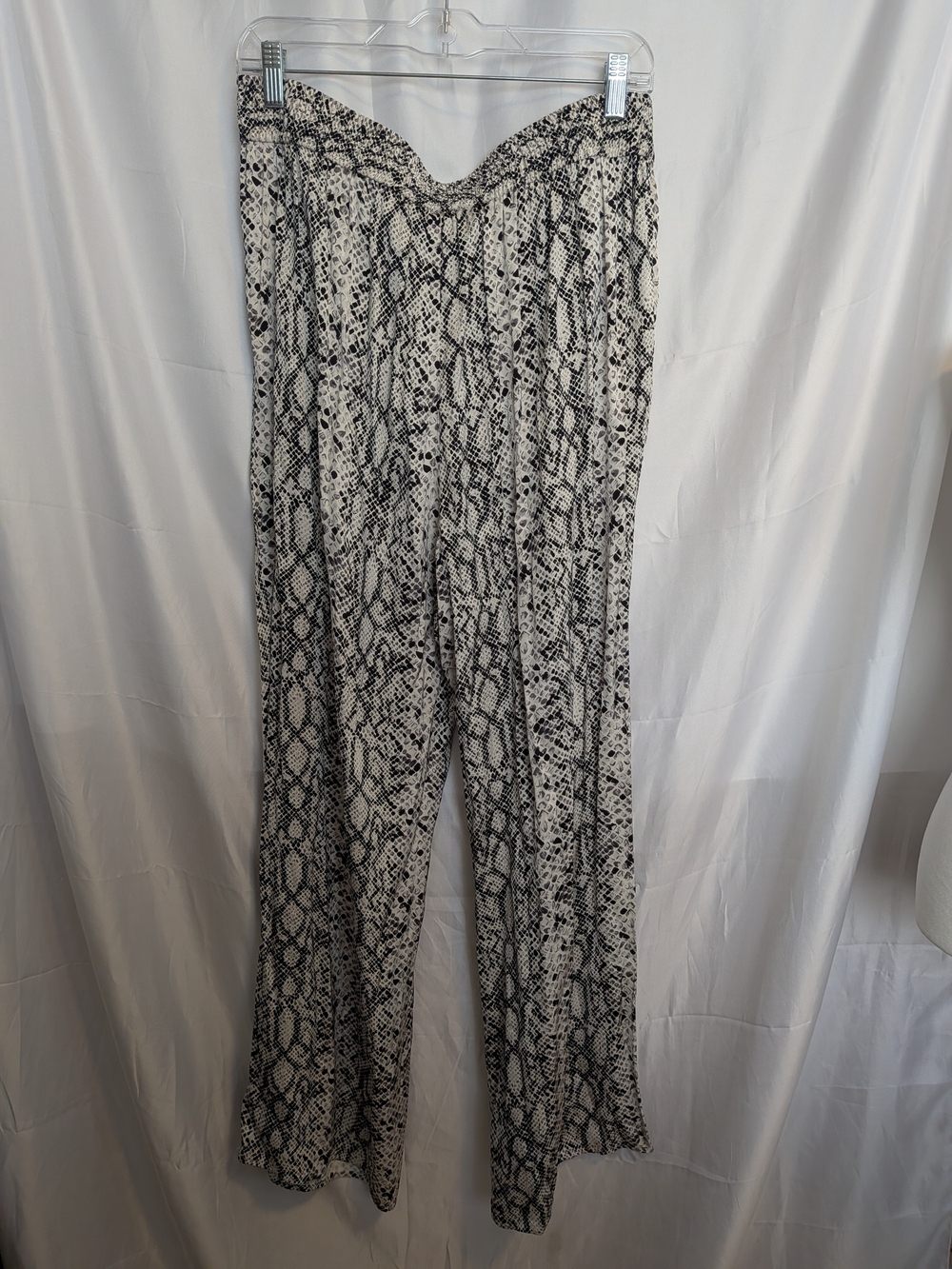 Good American Purely Python Print Wide Leg Pants Size 4/XL - Picture 4 of 5